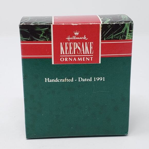 1991 Hallmark Godchild Keepsake Handcrafted Holiday Christmas Ornament - Picture 4 of 8